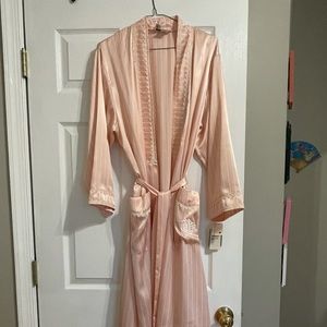 Light pink pin stripe Christian Dior robe